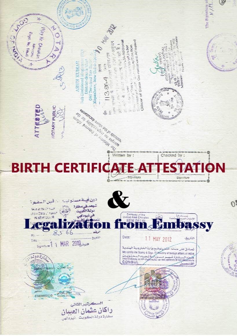 Birth Certificate Attestation for Zimbabwe in Delhi, India