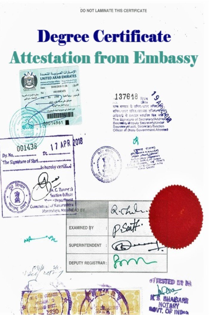 Degree Certificate Attestation from Eritrea Embassy