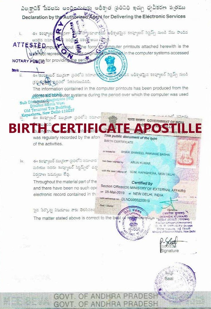 Certificate Apostille width=