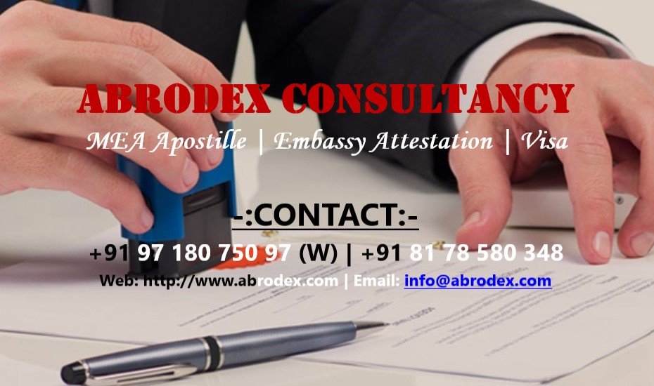 Marriage Certificate Apostille Attestation from MEA